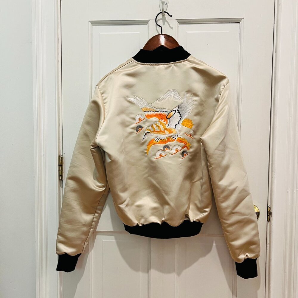 Urban Outfitters Embroidered Bomber Stain Jacket Women's Size Large